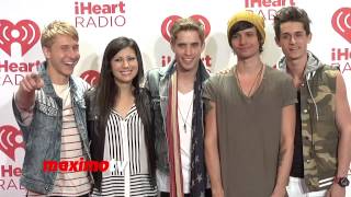 The Summer Set iHeartRadio Music Festival 2013 Red Carpet Arrivals [upl. by Scheck872]