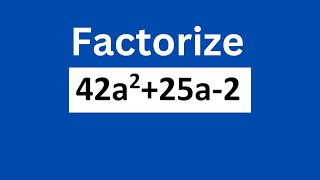 Factorize 45a225a2 [upl. by Stanzel]