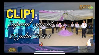 Zapotal Espinal Chicontepec Fuerza colombiana 15 años de Brenda Lizeth clip1 [upl. by Eleik]