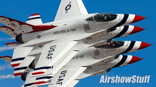 USAF Thunderbirds 2022 Final Performance  Nellis AFB Airshow 2022 [upl. by Pryor]