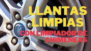 LLANTAS LIMPIAS con desincrustante para chimenas [upl. by Shulem]