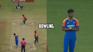 Mayank Yadav Bowling Today Match  Mayank Yadav Debut Bowling Vs Ban  Mayank Yadav Wicket Today [upl. by Nannerb]