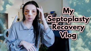 My Septoplasty Recovery Vlog [upl. by Suzann]