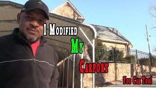 How to Modified Your CarPort [upl. by Aidiruy]