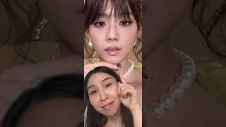 Jisoo Flower Makeup Tutorial 🌹 [upl. by Ahseikan201]