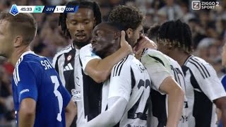 Timothy Weah Amazing Goal Juventus vs Como 30 All Goals and Extended Highlights [upl. by Yrdua]