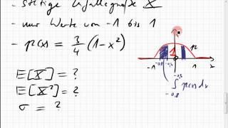 27B6 Varianz Standardabweichung stetige Zufallsgröße [upl. by Fakieh]