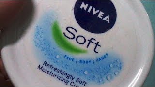 FAST REVIEW Nivea Soft Refreshingly Soft Moisturizing Cream [upl. by Adnil]