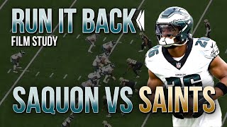 Saquon Barkleys BEST Runs Against The Saints Top Defense [upl. by Xymenes]