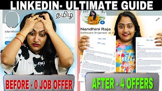 Revealing POWERFUL WAY to GET JOB using LINKEDIN தமிழ்🔥😱TemplateJobsReferralsNOONE TOLD YOU THESE [upl. by Selmner103]