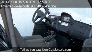 2014 HiSun HS 500 UTV 4x4 Side By Side for sale in MESA AZ [upl. by Bone]