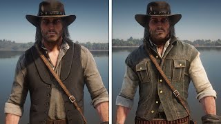 How To Get Johns Classic Open Vest Outfits  RDR2 Outfit Changer Mod PC [upl. by Nosahc]