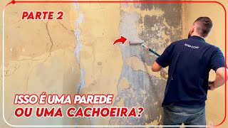 PARTE 2  COMO RESOLVER PROBLEMA DE UMIDADE FORTE NA PAREDE [upl. by Glick]