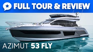 Azimut 53 Fly Yacht Tour amp Review  YachtBuyer [upl. by Sheri]