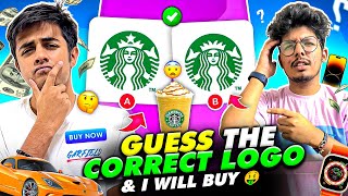 Guess The Correct✅ Logo Of Popular Brand 😱  And I Will Buy💰 It  Most Expensive Brands  Mann Vlogs [upl. by Patterman103]