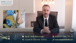 Lazerle Dövme Silme  Op Dr Arda Katırcıoğlu [upl. by Inafets]