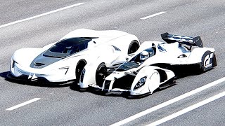 SRT Tomahawk vs Red Bull X2010 at Drag Race 20 KM [upl. by Horatia]