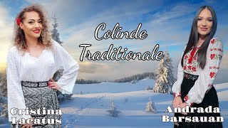 🎊 Andrada Barsauan amp Cristina Lacatusu 🎄 COLINDE de Craciun ❄️ Colaj [upl. by Eimarej]