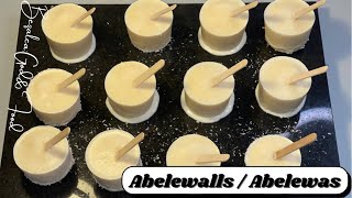 Abele WallsAbelewasCoconut Milk Abele WallsGhanaian Milk Ice Cream [upl. by Enailuj]