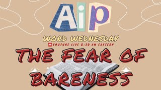 Bible stories on FOMO fear of being childless amp barren  WORD WEDNESDAY w AIP [upl. by Einolem69]