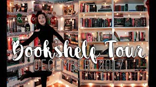 BOOKSHELF TOUR l December 2017 650 books [upl. by Arymas659]