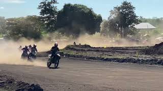 John Almerino  Lamitan city Basilan Flattrack power enduro KMX125 vs 250450x 062824 [upl. by Onimixam]