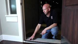 Home Maintenance  How To Adjust a Door Thresholdmov [upl. by Arola]