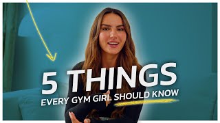 5 TIPS FOR GYM GIRLS  Krissy Cela [upl. by Esenahs580]