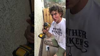 How to Hide a Deck Screw shorts building dewalt hardwork [upl. by Asfah]