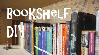 DIY  Bookshelf Background [upl. by Madeleine]