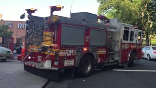 FDNY ENGINE 96 amp TOWER LADDER 54 RESPONDING IN THE BRONX [upl. by Nov]