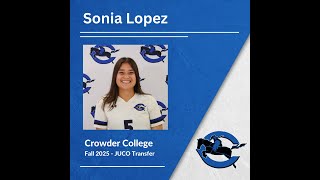 Sonia Lopez  JUCO Transfer  Fall 2025 [upl. by Liatris]