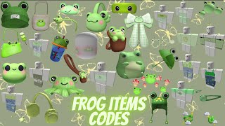 Aesthetic Frog Items With Codes [upl. by Neryt730]