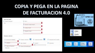 EXTENCION PARA COPIAR Y PEGAR EN LA PAGINA DE FACTURACION DEL SAT V 40 [upl. by Awuhsoj]