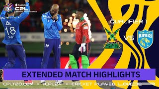 Extended Highlights  Guyana Amazon Warriors vs Saint Lucia Kings  CPL 2024 [upl. by Fendig]