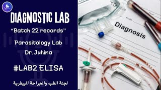 Diagnostic lab  Parasitology lab  Lab2 ELISA [upl. by Neyuq]