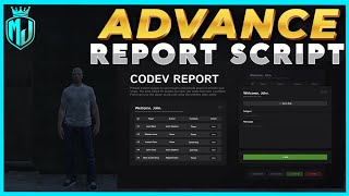 QBESX ADVANCE REPORT SCRIPT FREE  FiveM Roleplay Scripts  FiveM Tutorial 2024  MJ DEVELOPMENT [upl. by Dulcine330]