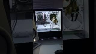 Live Anime PC Case  anime pcbuild shorts pc [upl. by Lemay637]