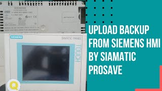 Upload Siemens tp177b HMI Backup Via ProSave software [upl. by Cutlor]