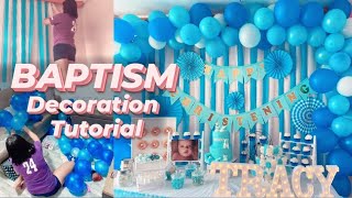 Baptism Decoration Ideas  Christening Decoration Ideas for Baby Boys  Binyag Decoration Ideas [upl. by Mort]