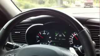 Kia Optima 2012 EU  Lane Keeping Assist Test [upl. by Sewell737]