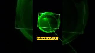 refraction of light experiment science sciencefacts physics physicslover experiments [upl. by Nyrmac]