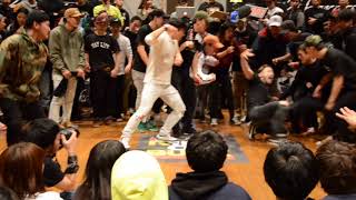 General Twiggz vs Boi Krow｜MENS TOURNAMENT BEST 4 ①｜KING OF BUCK 8｜20171210 [upl. by Rosamond]