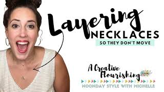 How To Layer Necklaces So They Dont Move [upl. by Nathanoj]