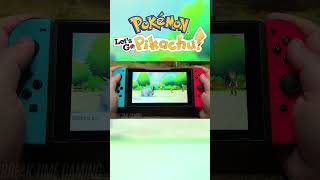 Pokemon Lets Go Pikachu  Nintendo Switch Handheld Gameplay [upl. by Tdnarb161]