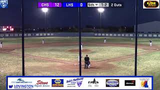 Lovington Baseball vs Clovis [upl. by Eveiveneg197]