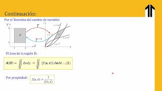 5 2 Cambio de variables para calcular un área de región plana [upl. by Ellednahc309]