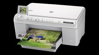 Hp Photosmart C6350  NOT PRINTING BLACK HOW TO CLEAN PRINTHEAD [upl. by Ynnaj]