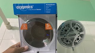 Oxygenics Shower head Genius Power Soak [upl. by Denice]