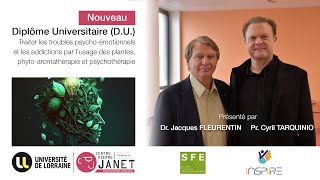 Présentation du nouveau DU du Centre Pierre Janet par le Dr Fleurentin et le Pr Tarquinio [upl. by Tecil]